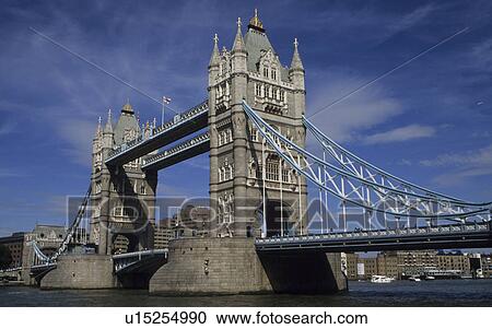 Stock Image -  england tower bridge over river thames london. Fotosearch