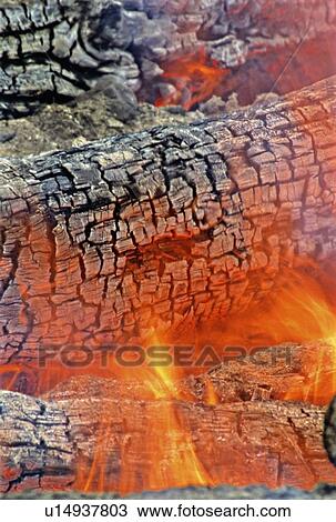 Stock Image -  fire close up vertical image burning pile dry. Fotosearch
