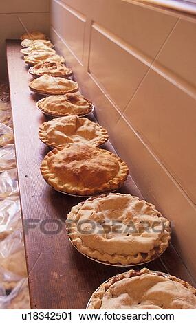 Stock Image -  food apple pie festival dummerston vt pies pew. Fotosearch