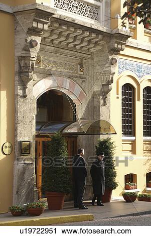 Stock Image -  four seasons hotel istanbul turkey luxury travel. Fotosearch