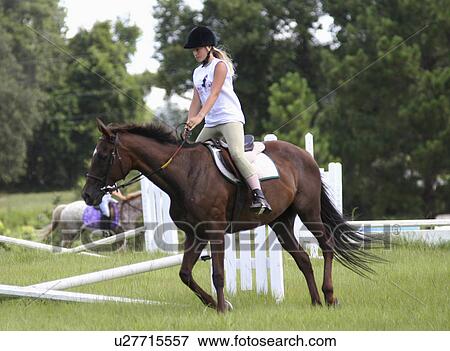 girl horse children camp in florida for kids View Large Photo Image Stock Photo - girl horse children camp in florida for kids. Fotosearch