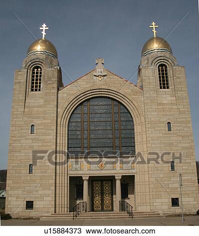 greek orthodox church exterior binghamton ny usa View Large Photo Image Stock Image - greek orthodox church exterior binghamton ny usa. Fotosearch