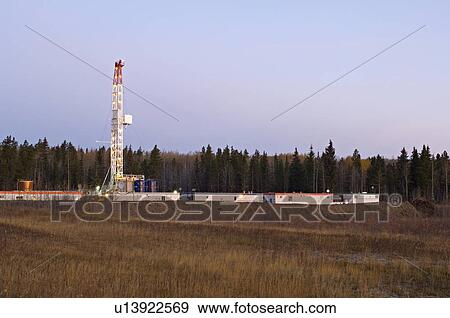 horozontal image land based drilling rig for gas View Large Photo Image Stock Photo - horozontal image land based drilling rig for gas. Fotosearch