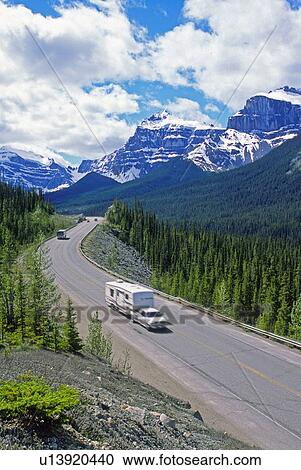image provincial highway 93 its traffic winds View Large Photo Image Stock Image - image provincial highway 93 its traffic winds. Fotosearch