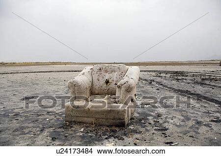 Picture -  love old couch rots salt flats in utah great. Fotosearch