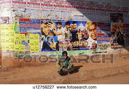 Stock Photo -  man photos various locations in india asia signs. Fotosearch