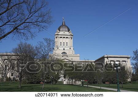 Stock Image -  manitoba parliament building in winnipeg old. Fotosearch