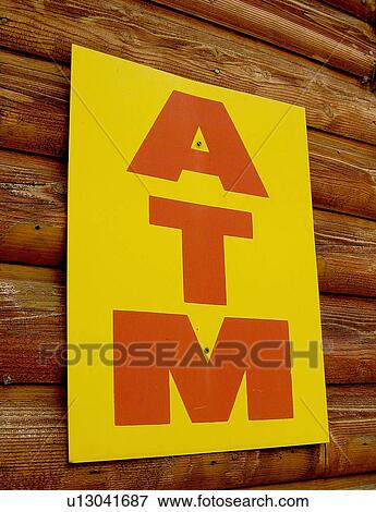 money atm automatic teller machine sign log cash View Large Photo Image Stock Photo - money atm automatic teller machine sign log cash. Fotosearch