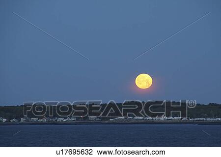 moonset atlantic ocean york maine airy celestial View Large Photo Image Stock Image - moonset atlantic ocean york maine airy celestial. Fotosearch