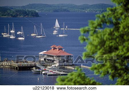 Stock Photo -  music burlington boathouse vt this new built. Fotosearch