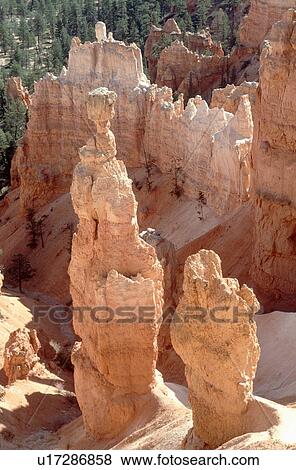 nature thors hammer in bryce canyon national ut View Large Photo Image Stock Photo - nature thors hammer in bryce canyon national ut. Fotosearch