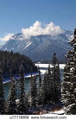 nature winter vertical rocky mountain athabasca View Large Photo Image Stock Photo - nature winter vertical rocky mountain athabasca. Fotosearch