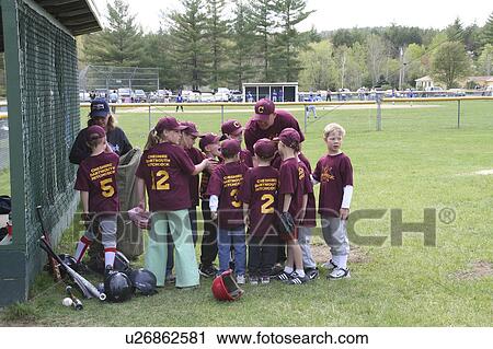 Stock Image -  sport dance little league baseball new hampshire. Fotosearch