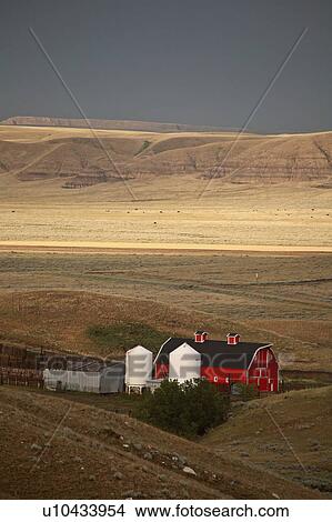 summer big muddy valley clouds road farm red View Large Photo Image Picture - summer big muddy valley clouds road farm red. Fotosearch