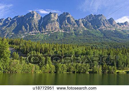 summer view seven sister mountain range View Large Photo Image Stock Image - summer view seven sister mountain range . Fotosearch