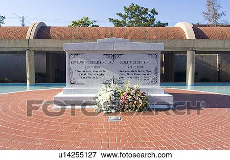 Stock Photo -  tomb dr martin luther king jr jan 15 1929 apr 4. Fotosearch