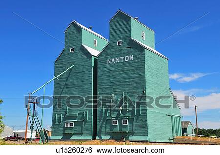 two grain elevators standing symbol farmers View Large Photo Image Stock Photograph - two grain elevators standing symbol farmers . Fotosearch