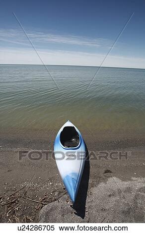 water art kayak waters edge lake winnipeg fine View Large Photo Image Stock Photography - water art kayak waters edge lake winnipeg fine. Fotosearch