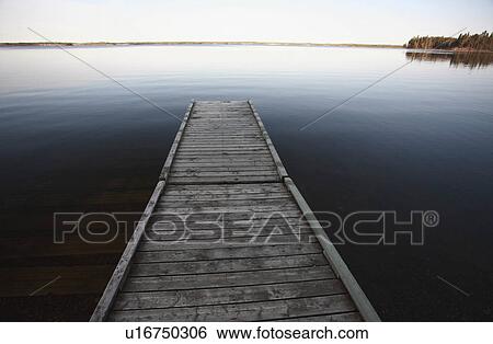 water spring dock northern manitoba lake clear View Large Photo Image Stock Photograph - water spring dock northern manitoba lake clear. Fotosearch