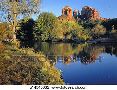 water sunset oak creek canyon arizona august View Large Photo Image Stock Image - water sunset oak creek canyon arizona august . Fotosearch