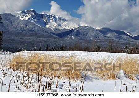 winter horozontal landscape image snowcapped View Large Photo Image Stock Photo - winter horozontal landscape image snowcapped . Fotosearch