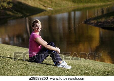 Stock Image -  woman fitness spring sexy athletic young yoga . Fotosearch