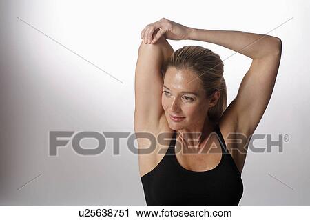 Stock Image -  woman sport beauty beautiful sexy young blond . Fotosearch