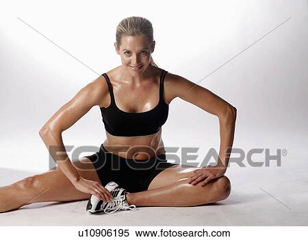 Stock Photography -  woman sport beauty beautiful sexy young blond . Fotosearch