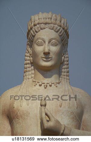 woman statue in national museum athens greece View Large Photo Image Stock Photo - woman statue in national museum athens greece. Fotosearch