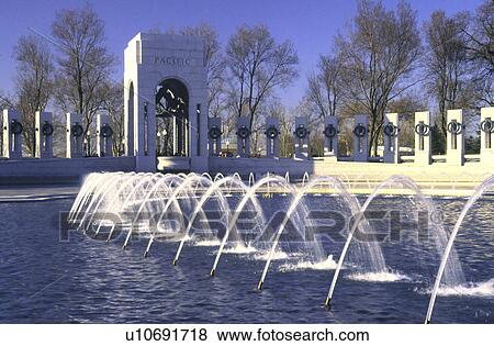 Stock Photo -  world war two memorial washinton dc district. Fotosearch
