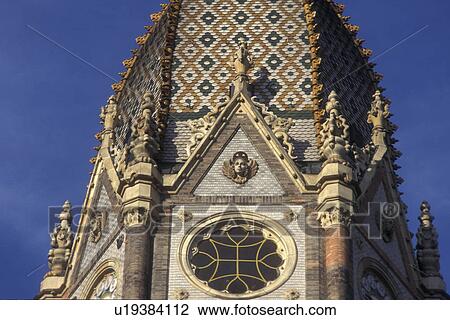 Stock Image -  art budapest szent laszlo ter den lechner gyula. Fotosearch