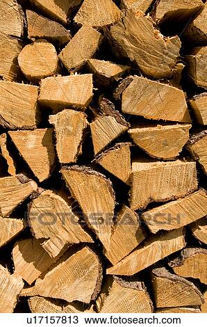 Stock Image -  background texture winter firewood cut stored. Fotosearch