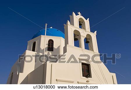 beautiful village oia white old bell tower View Large Photo Image Stock Image - beautiful village oia white old bell tower . Fotosearch