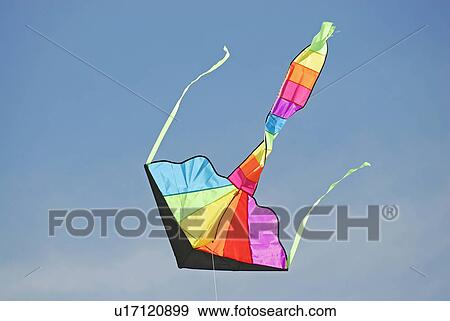 fairhaven kite feature flies blue sky View Large Photo Image Stock Photo - fairhaven kite feature flies blue sky. Fotosearch