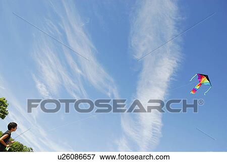 fairhaven kite feature young boy flies View Large Photo Image Stock Photo - fairhaven kite feature young boy flies. Fotosearch