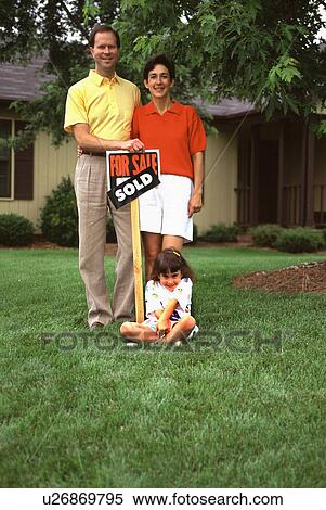 Stock Photography -  family people house girl child kid home young 5-6. Fotosearch
