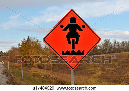 highway sign warning bump hazardous motorcycle View Large Photo Image Stock Photo - highway sign warning bump hazardous motorcycle. Fotosearch