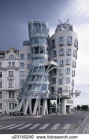 Stock Image -  house prag praha prague ginger rogers fred frank. Fotosearch
