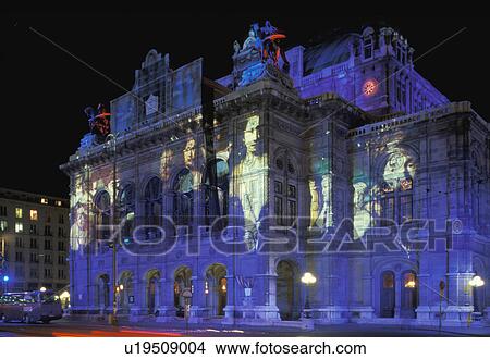 house wien staatsoper nacht vienna opera night View Large Photo Image Picture - house wien staatsoper nacht vienna opera night. Fotosearch