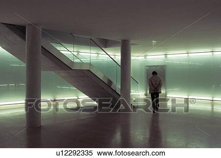 man stairs green light ponder think wonder wien View Large Photo Image Stock Photography - man stairs green light ponder think wonder wien. Fotosearch