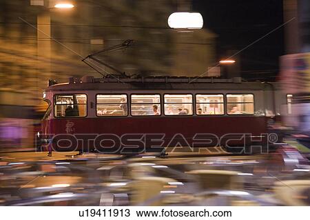 motion blur streetcar tram wien vienna tramway View Large Photo Image Stock Image - motion blur streetcar tram wien vienna tramway. Fotosearch
