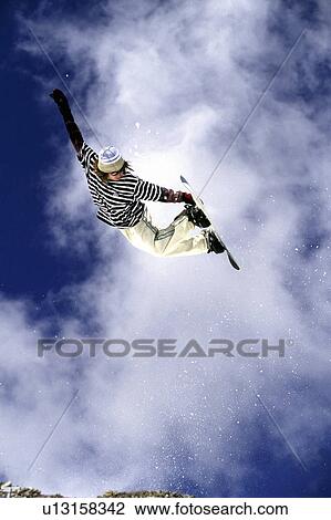 people sport snowboard konzept outdoor action View Large Photo Image Stock Image - people sport snowboard konzept outdoor action. Fotosearch