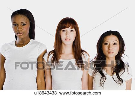 Stock Image -  people women beautiful young 20-25, years 20s, 25-30. Fotosearch