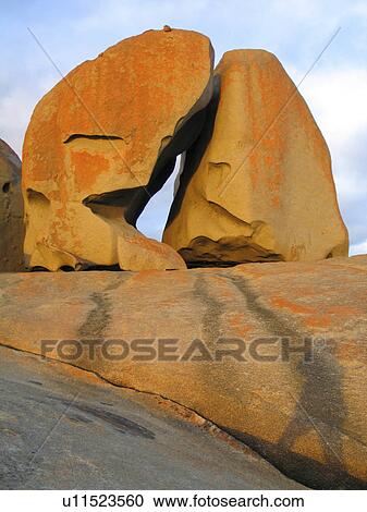 Stock Image -  remarkable rocks originally formed single eroded. Fotosearch
