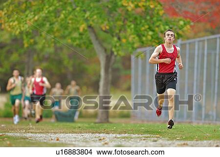Picture -  school brooklawn park cross country . Fotosearch
