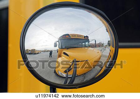 Stock Image -  school children usa yellow bus transport . Fotosearch