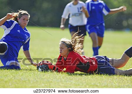 Picture -  soccer school apponequet fairhaven high. Fotosearch