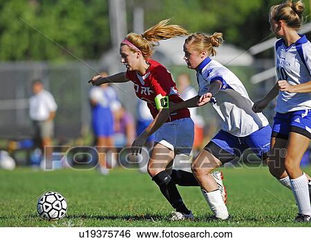Stock Photograph -  soccer sport dance school wareham old rochester. Fotosearch