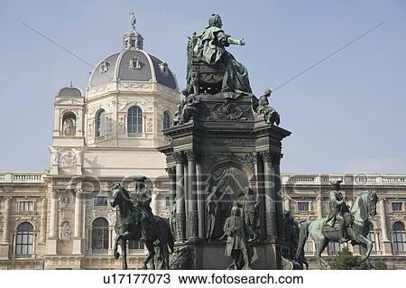 Stock Image -  statues wien denkmal maria theresia von caspar. Fotosearch