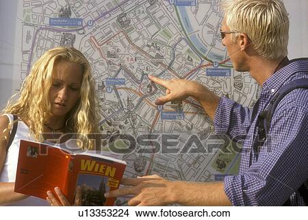 summer couple touristen in wien tourists vienna View Large Photo Image Picture - summer couple touristen in wien tourists vienna. Fotosearch